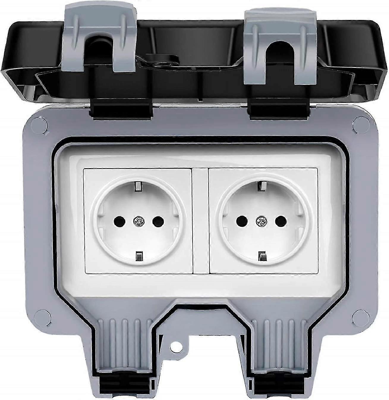 Pc Socket Ip66 Waterproof Dustproof Wall German Standard 220-250v 16a 100mb 50mh Current Socket-design