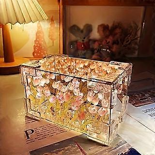 20-LEDキューブデザインチューリップナイトライト、DIYバッテリーパック