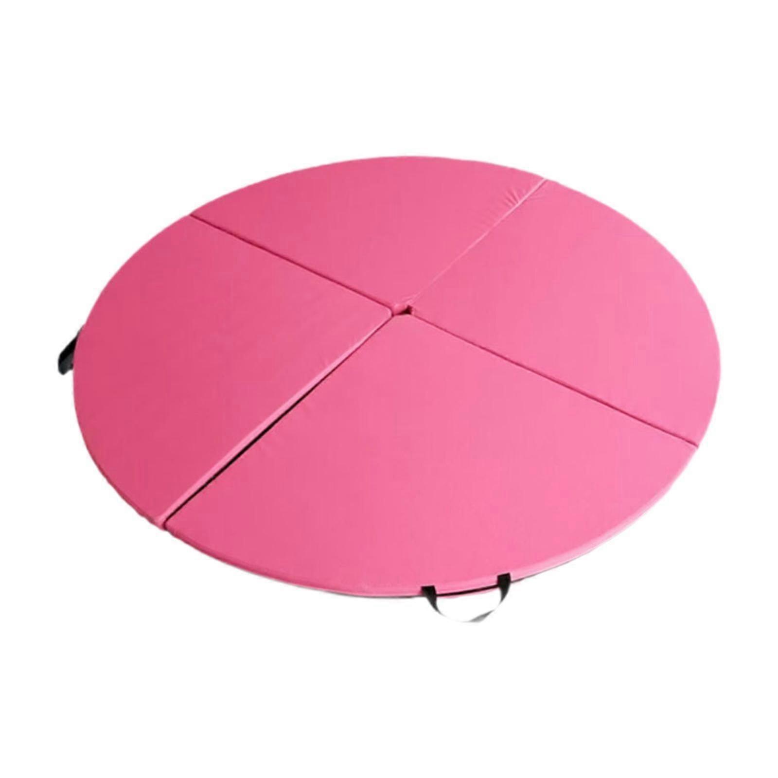 حصيرة أرضية الرقص القطب حماية محمولة للماء لممارسة الرياضة اليوغا الوردي