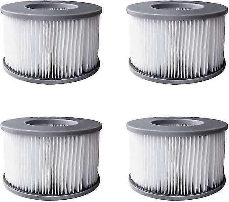 4pcs Hot Tub Filters for MSpa Inflatable Pools, Filter Cartridge Pump Upgraded Version for MSPA All Current Spas