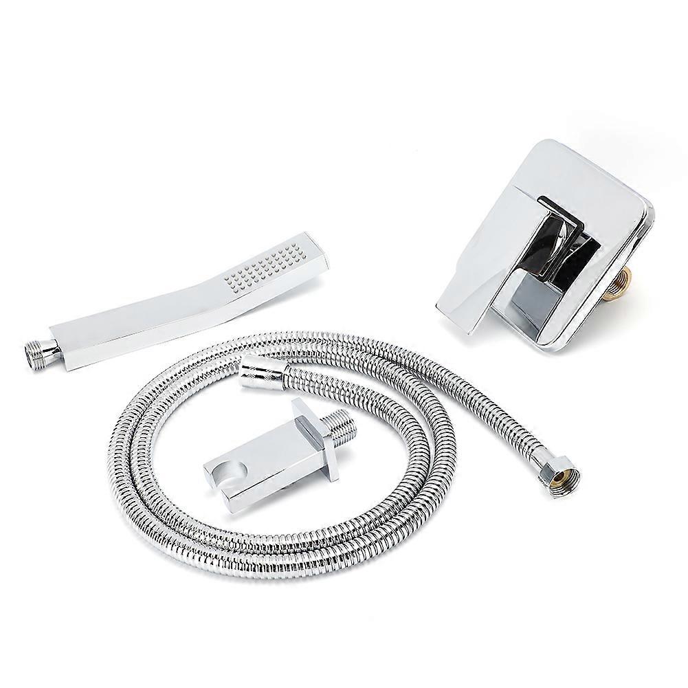 G1/2in Single Function Handheld Bathroom Shower Head Set Showering Kit for Home