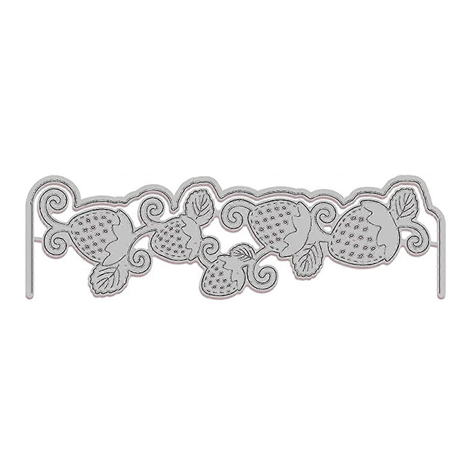 Metal Die Cuts Strawberry Embossing Stencil Cutting Dies for Card Making Scrapbooking Paper Craft DIY Template Handmade