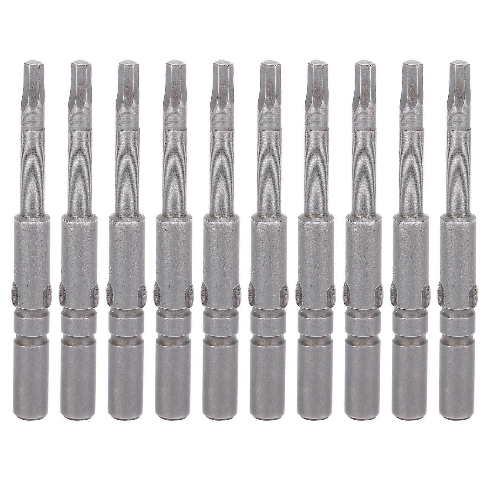 Screwdriver Bits, Hex Socket, Magnetic Tip, Alloy Steel, Electrician Tool