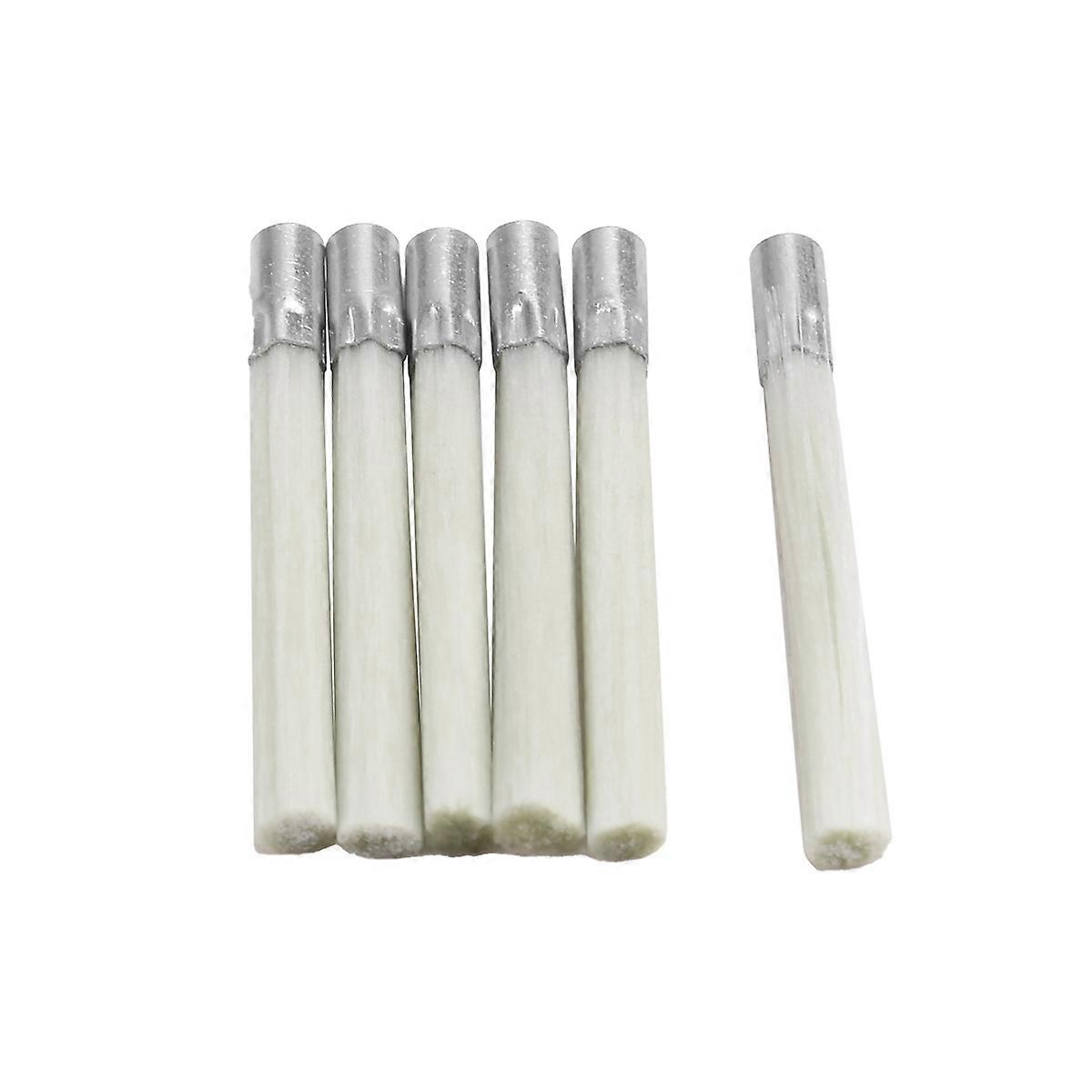 6pcs Scratch Brush Refills,Watch Repair Cleaning Fiber Brush Replacement Tips for Watch Maintenance