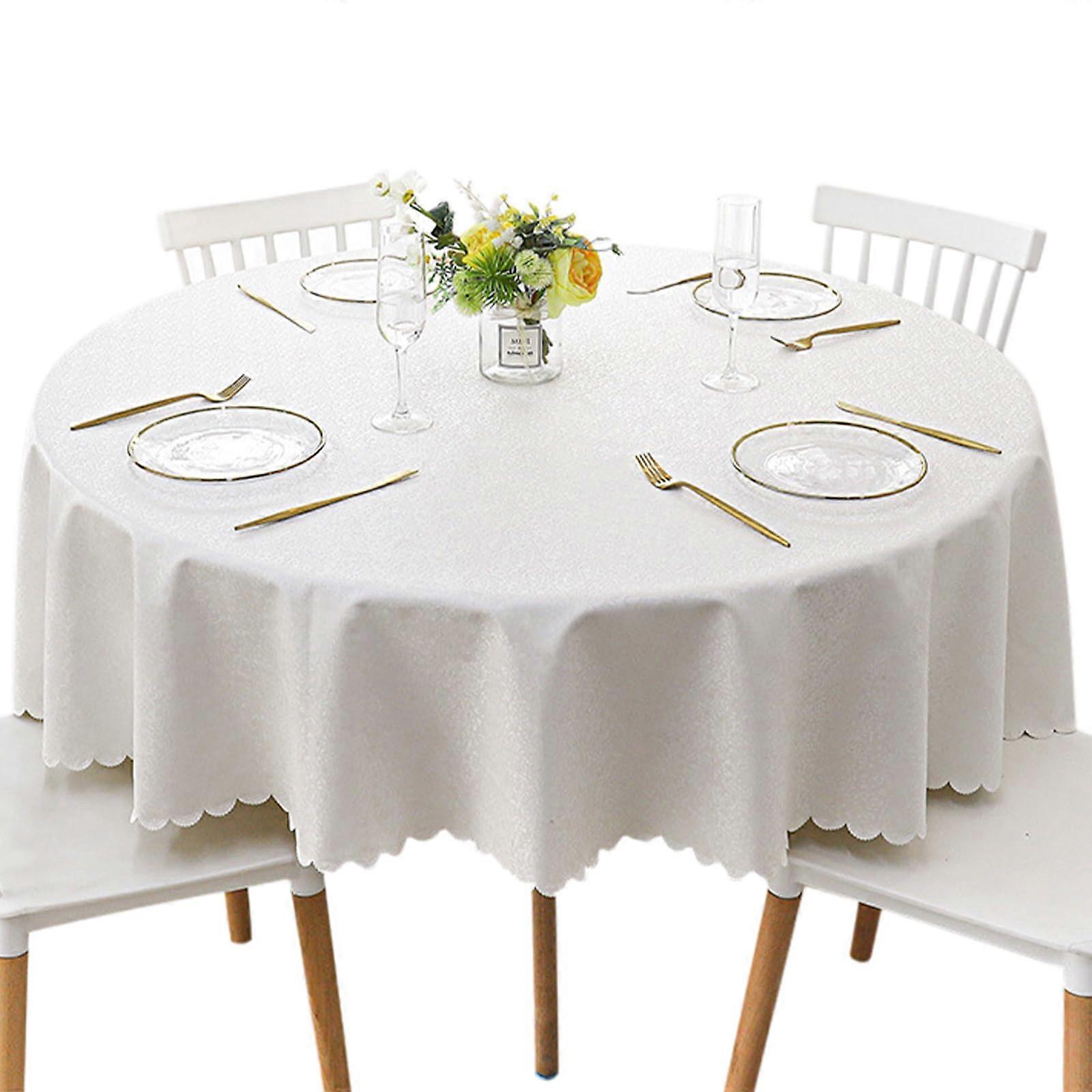 Stain Resistant Wipeable Heavy Tablecloth for Dining Room 70 Inch