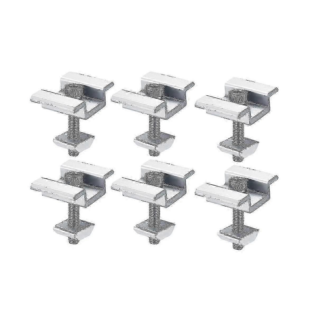 8pack Solar Panel Mounting Brackets, Solar Panel End , Centre , For Pv Solar Panel Solar Module 30m