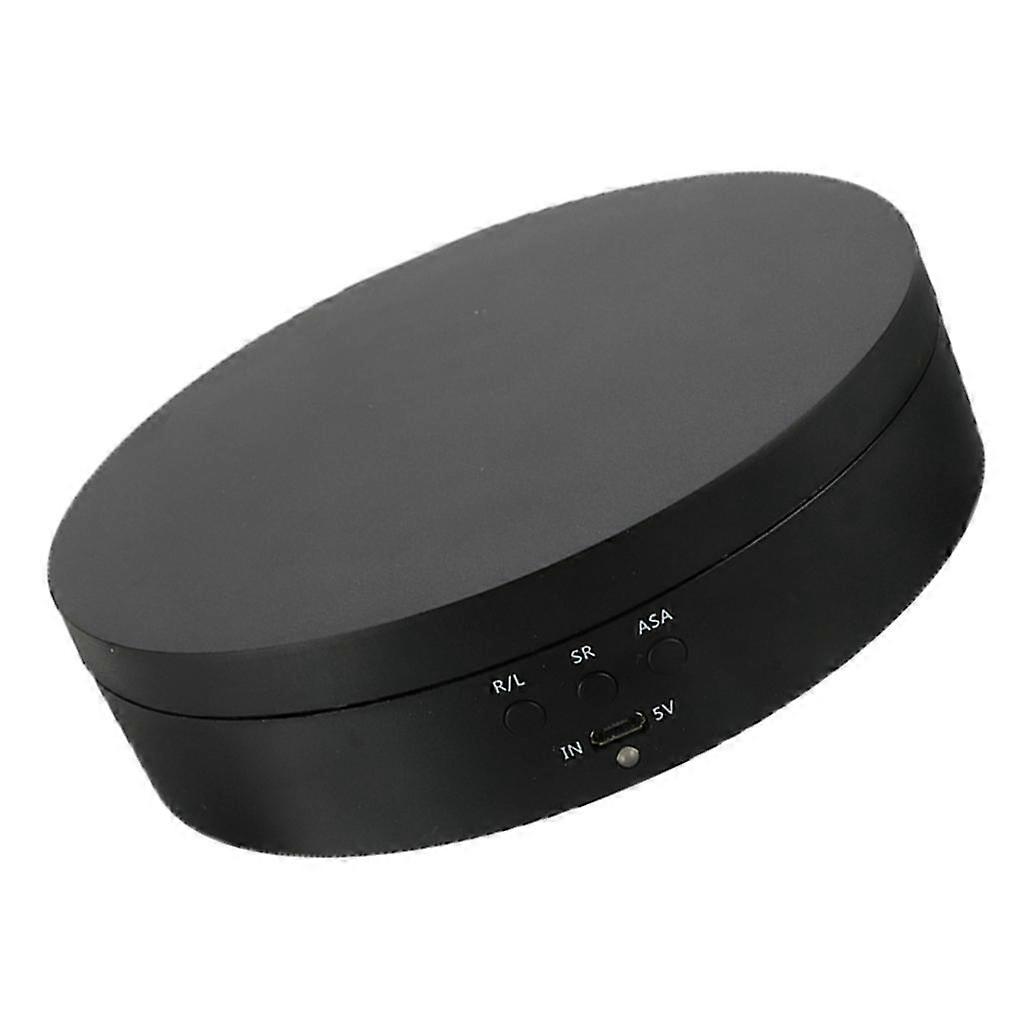 Electric Rotating Display Stand Turntable Jewelry Model Toys Holder Black