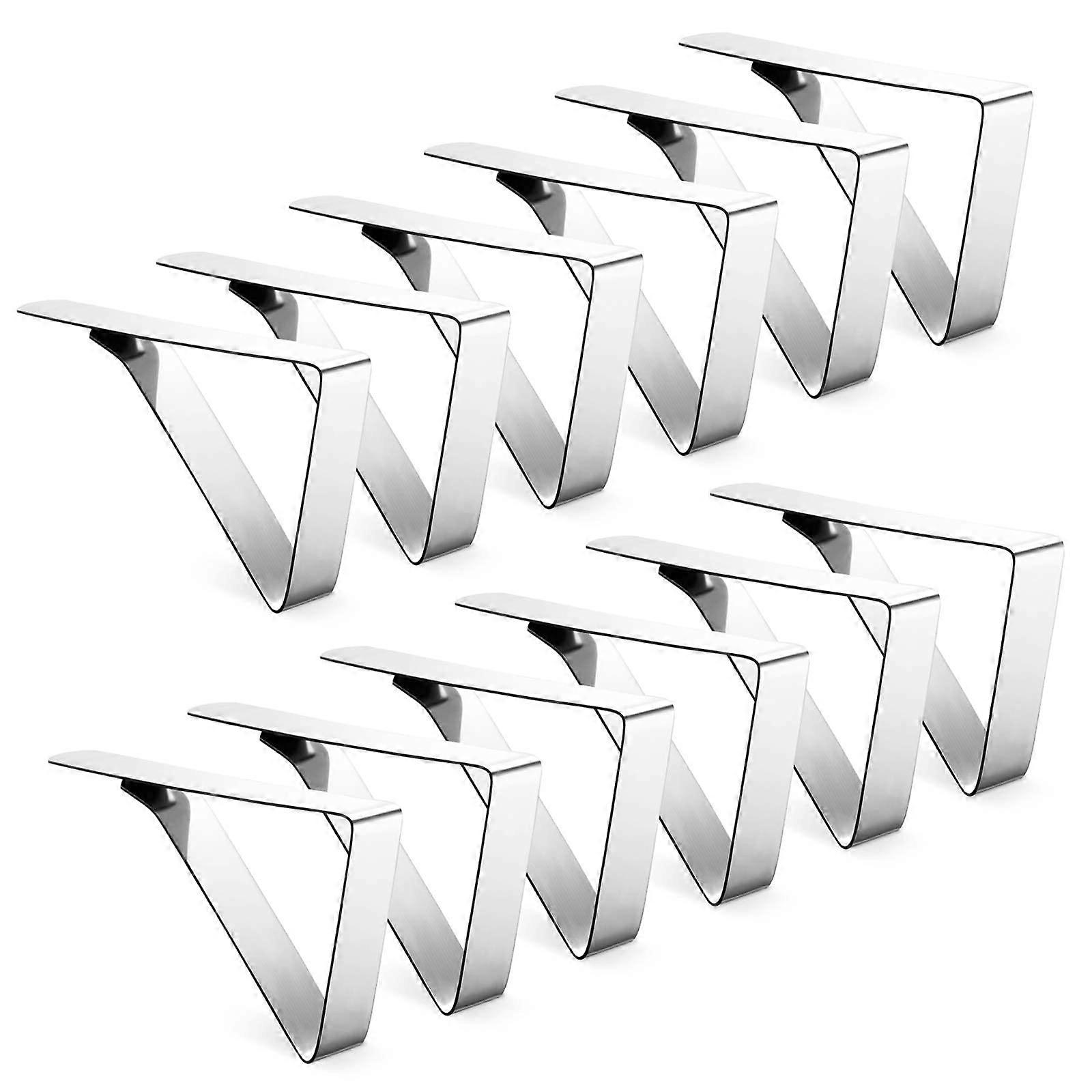 Tablecloth Clips 12 Pack For Picnics And Weddings Fits Most Tables