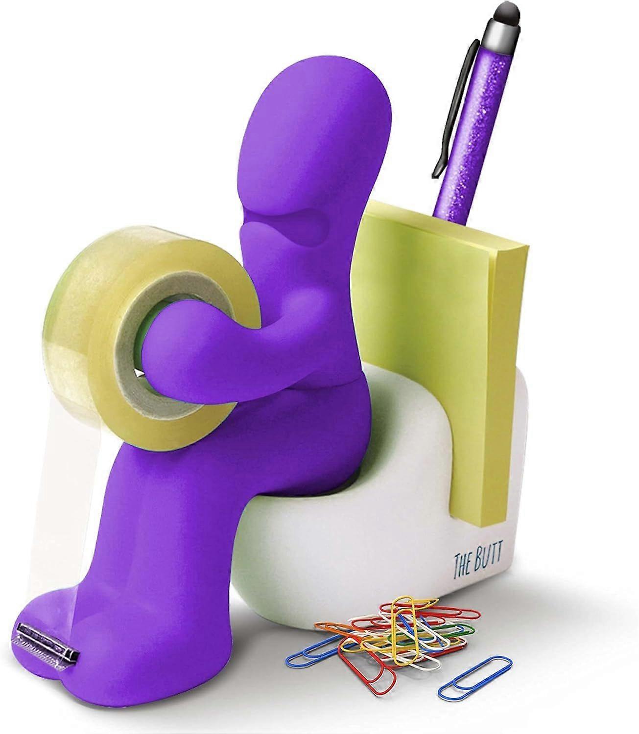 Tape Dispenser and Supply Station  Purple