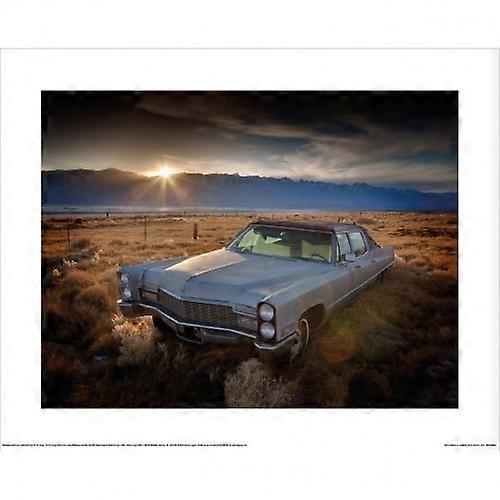 Rod Edwards Einde van de weg, Californië Print