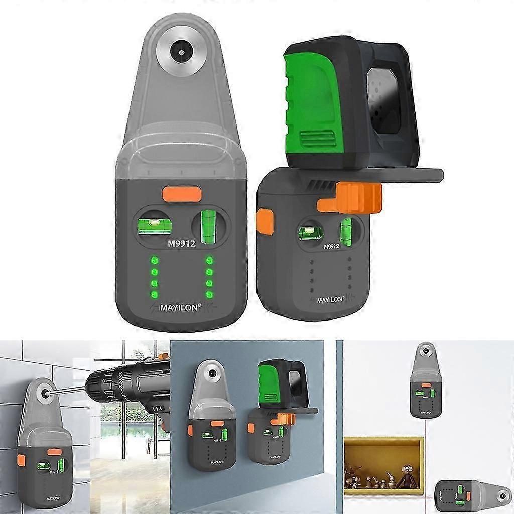 Strumento di livellamento laser a bloccaggio automatico Laser a linea orizzontale verticale con collettore di polveri