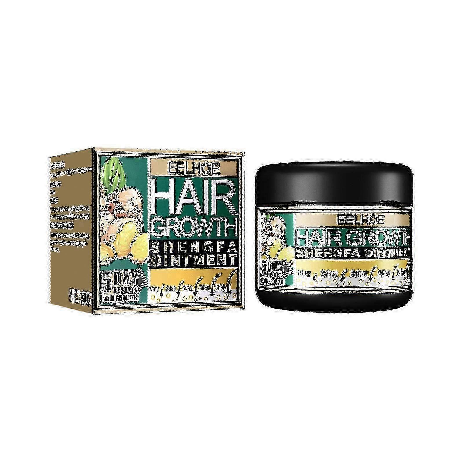 ジンジャーヘアバームヘアグロースアンチフケかゆみ頭皮マッサージは毛包Jb52 Jb52を刺激します -