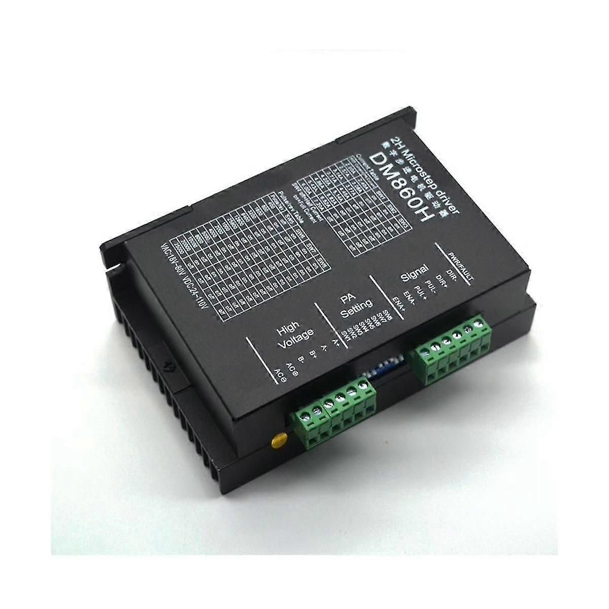 Pilote de moteur pas à pas numérique Microstep Drive DM860H DSP type 57/86 avec ventilateur pour DMA