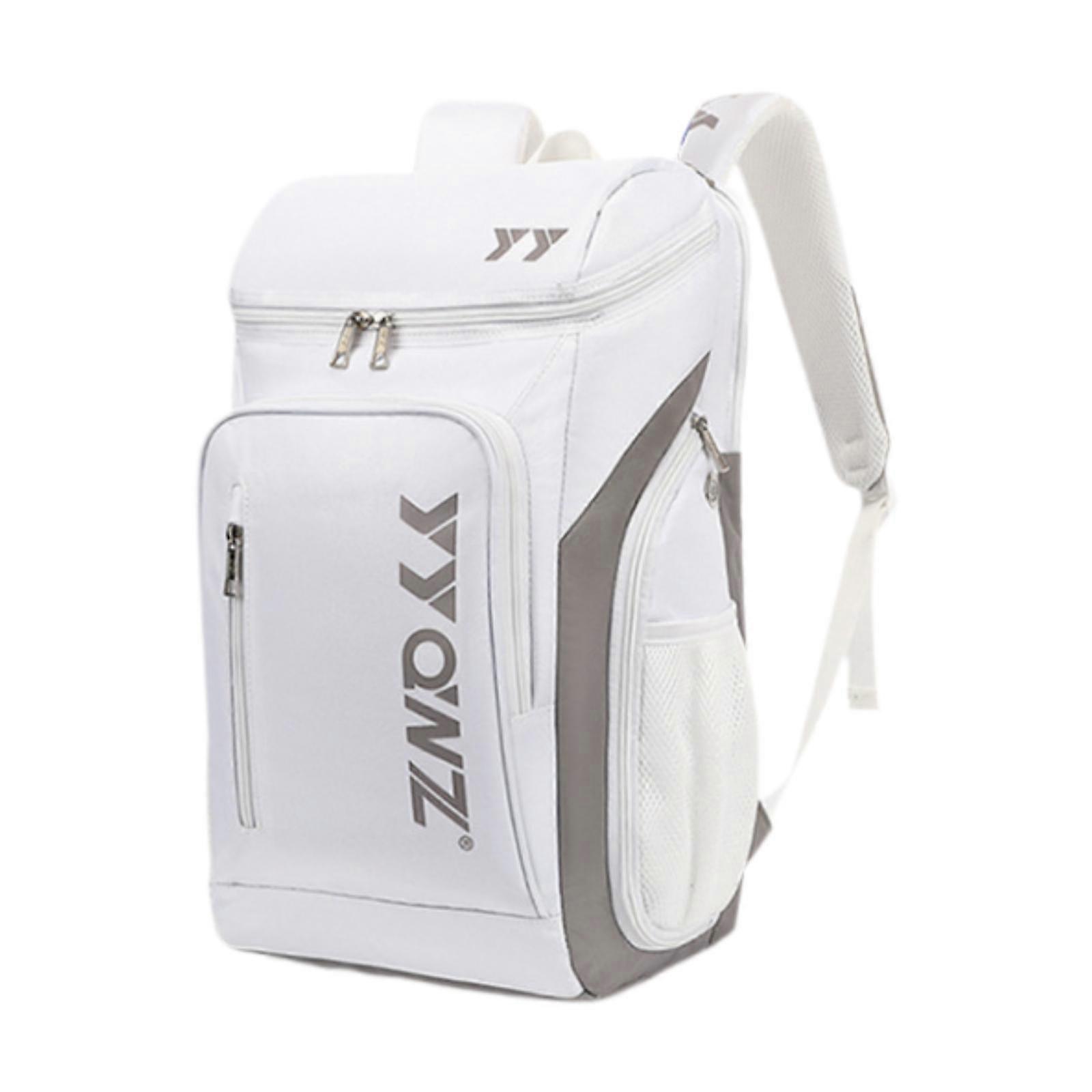 バドミントンバックパックバドミントンバッグキャリングバッグシューズコンパートメントテニス付き