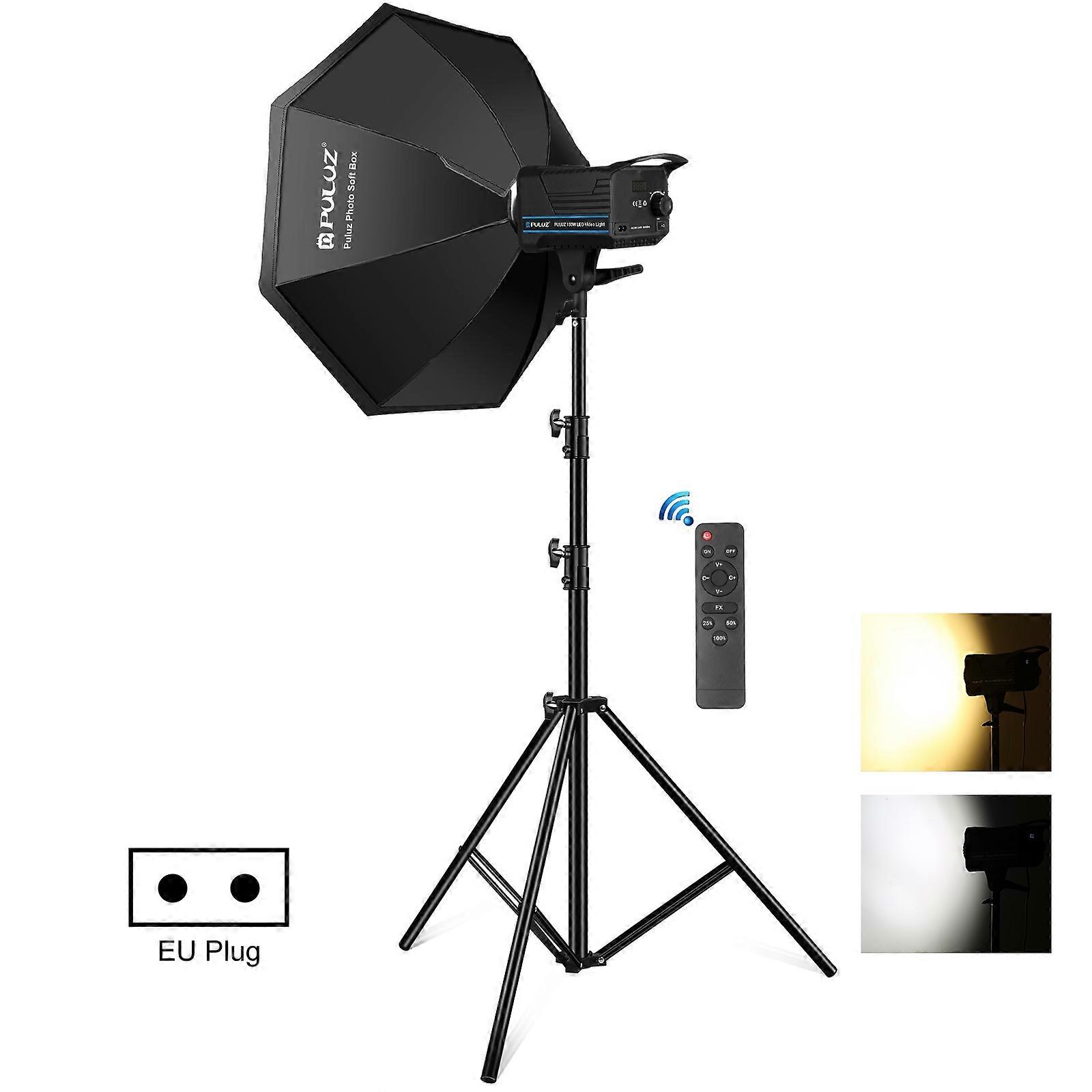PULUZ 120W Photo Studio Strobe Flash Light Kit z reflektorem softbox i statywem
