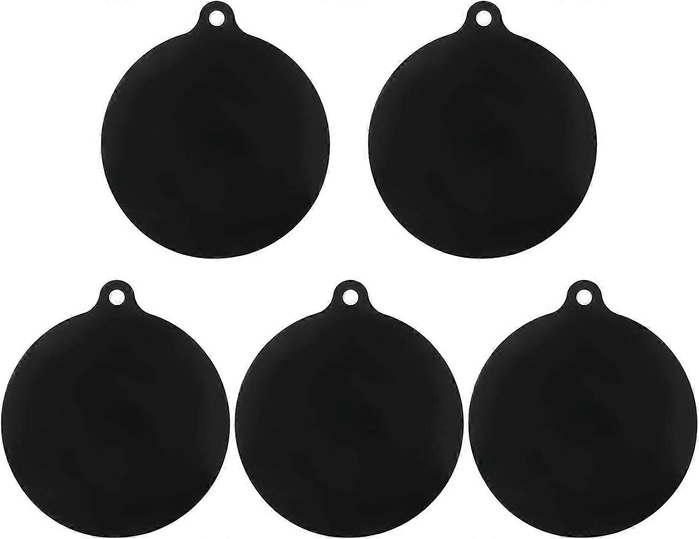 Pack Black Silicone Mats, Induction Cooker Mat, Induction Cooker Protector Mat, Non-Slip Silicone Mats, Heat Resistant Silicone Mats, Mats22cm