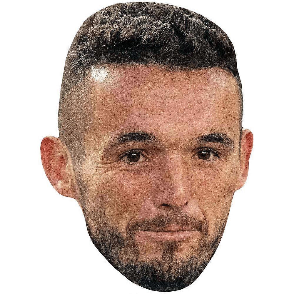 John Mcginn (Beard) Celebrity Mask, Flat Card Face