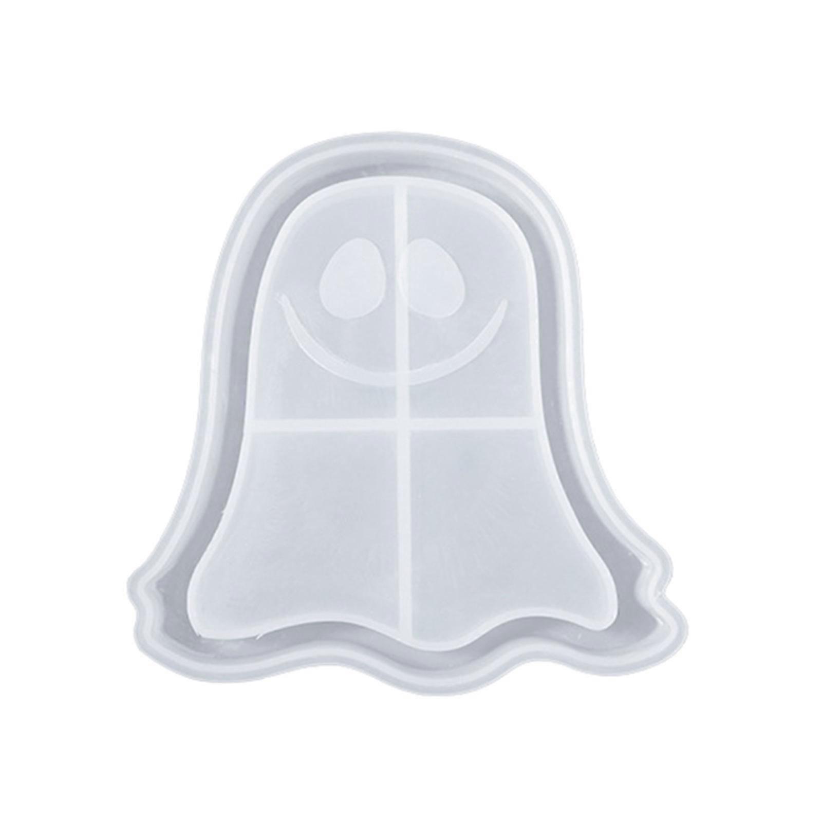 Silicone Resin Mold Resin Tray Molds Halloween Series Silicone Plate Molds Suitable for Crafting and Table Decoration