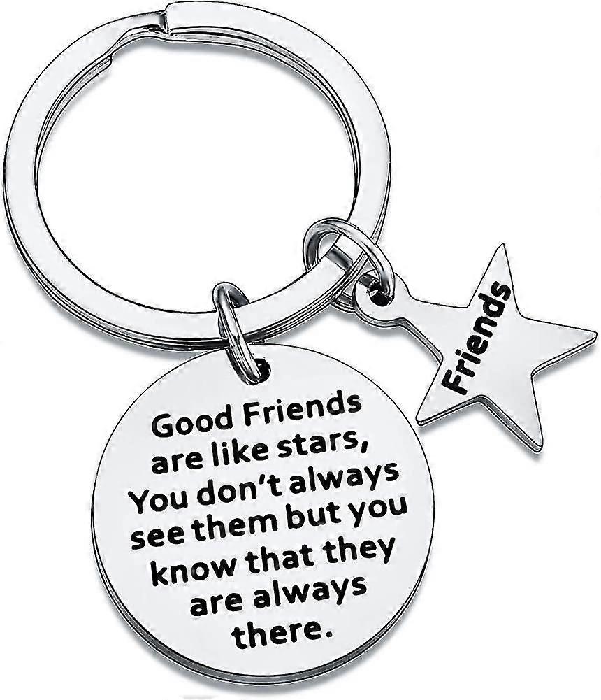 親友キーチェーン良い友人は、友情の贈り物をキーリングスターのようなものです