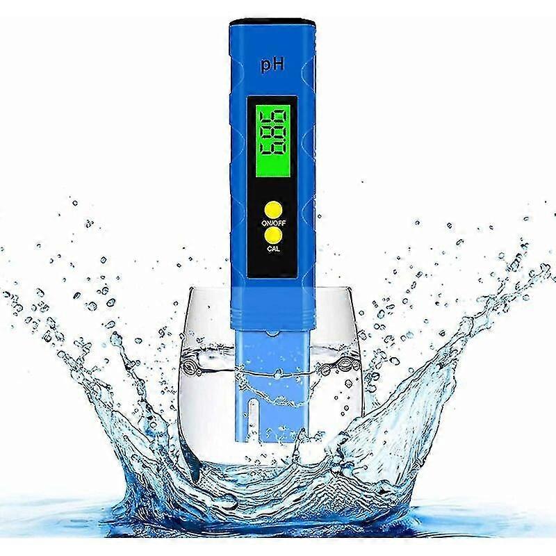 Digital PH Meter, Digital LCD Water Quality Tester, 0.01 Ph Accuracy, Measuring Range for 0-14 Ph, for Drinking Water, Aquariums, Hydroponics, Swimmi