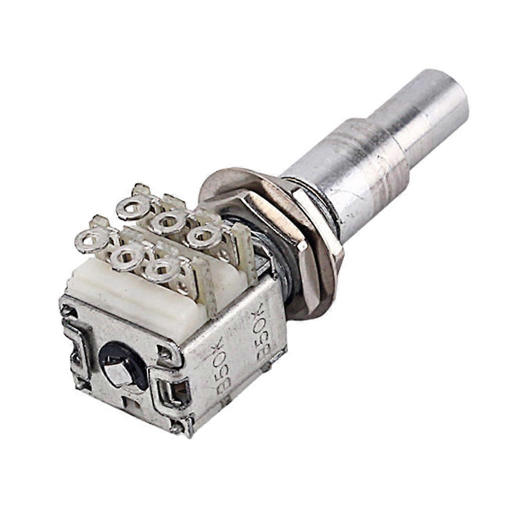Gitarre Mini Dual Pots Potentiometer mit Center Derastung B50K Hochwertig Langlebig