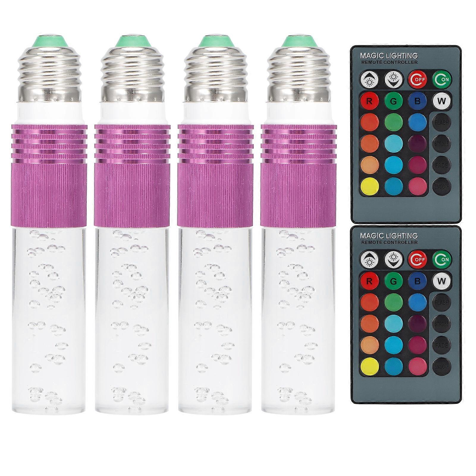 3W RGB LED Light Bulb Lamp with Remote Control for Bedroom Bar Holiday Party AC85‑265V