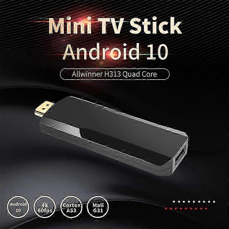 I96 D3 TV Stick 1GB+8GB Allwinner H313 Android 10 Smart TV Box 2.4G 5G WiFi Media Player Set Top Bo