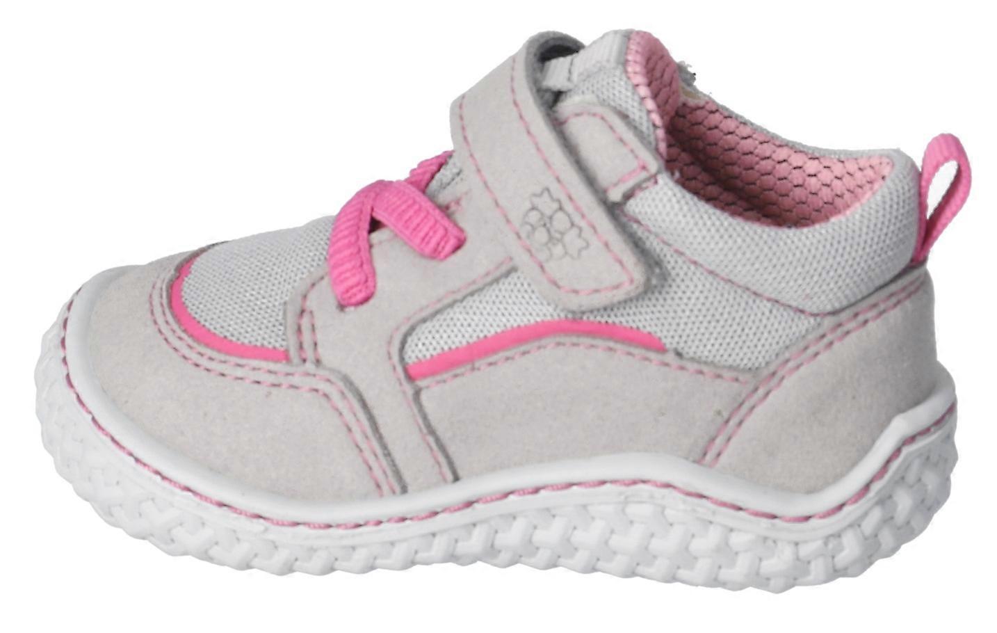 Ricosta Mädchen Patsy Barfußschuhe Grau Rosa