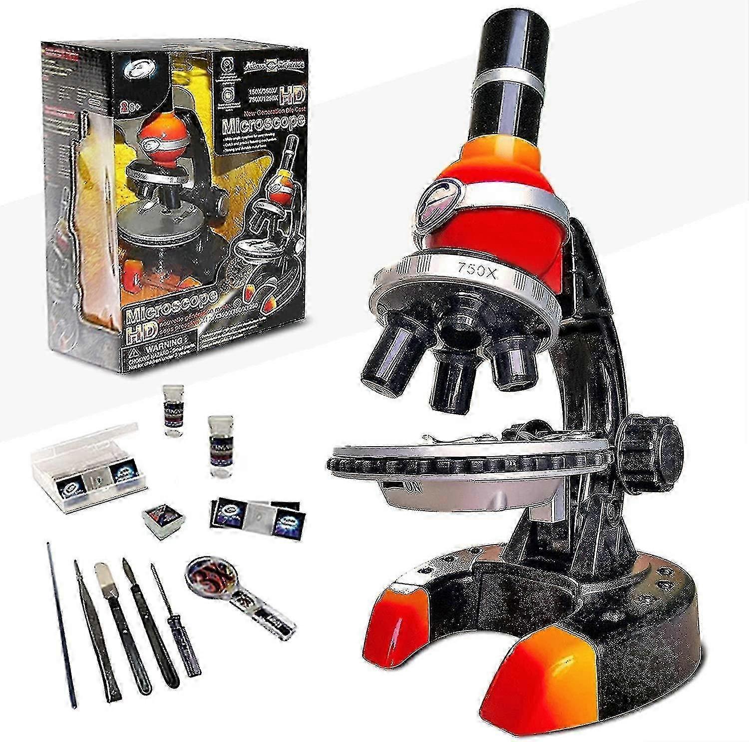 "Children's microscope set for 8-12 years"