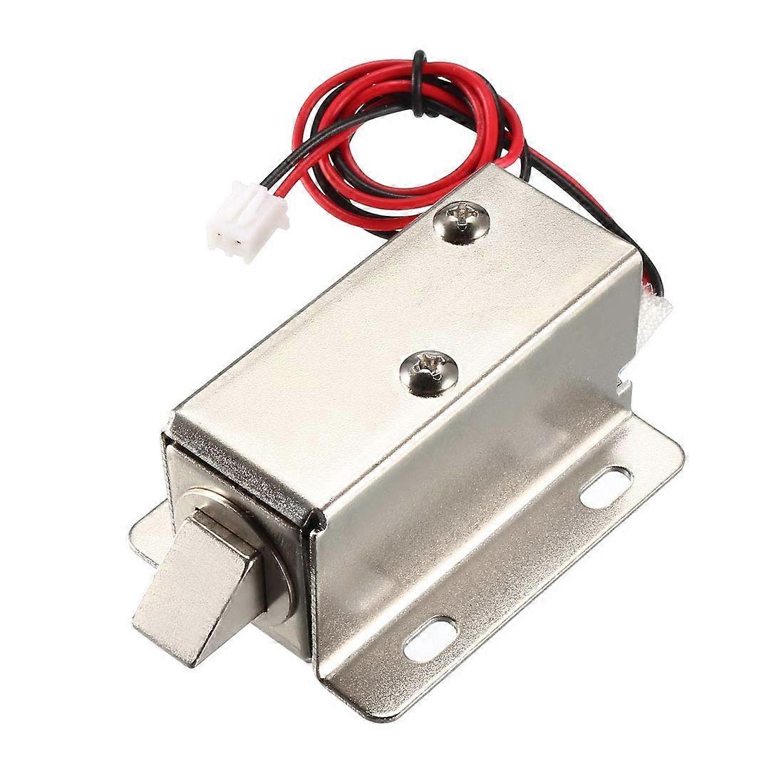 Electromagnetic Solenoid Lock Assembly for Cabinet Door Lock 11.4mm, Secure Electronic Lock, Adjustable Mounting, High Durability