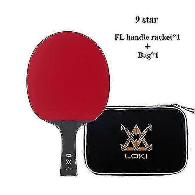 9 Star High Sticky Table Tennis Racket Carbon Blade