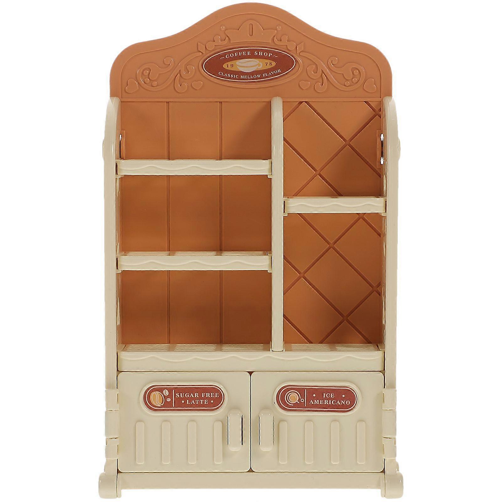 Mini Hose Storage Shelf Model Simulated Storage Rack Prop Doll House Layout Furniture Model