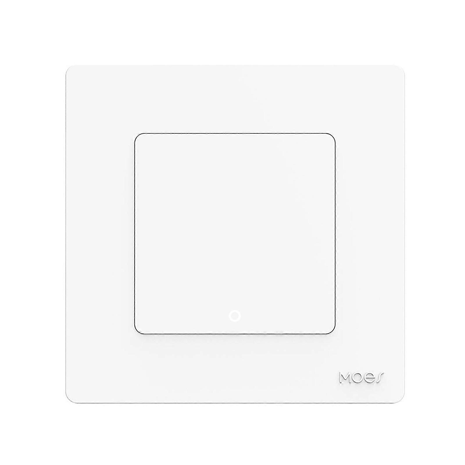 Tuya ZigBee الذكية أحادية النار صفر حريق تقاسم توقيت الصوت الجدار التبديل الاتحاد الأوروبي التوصيل ، النمط: 1 طريقة (مشهد أبيض عارضة المشاركة)