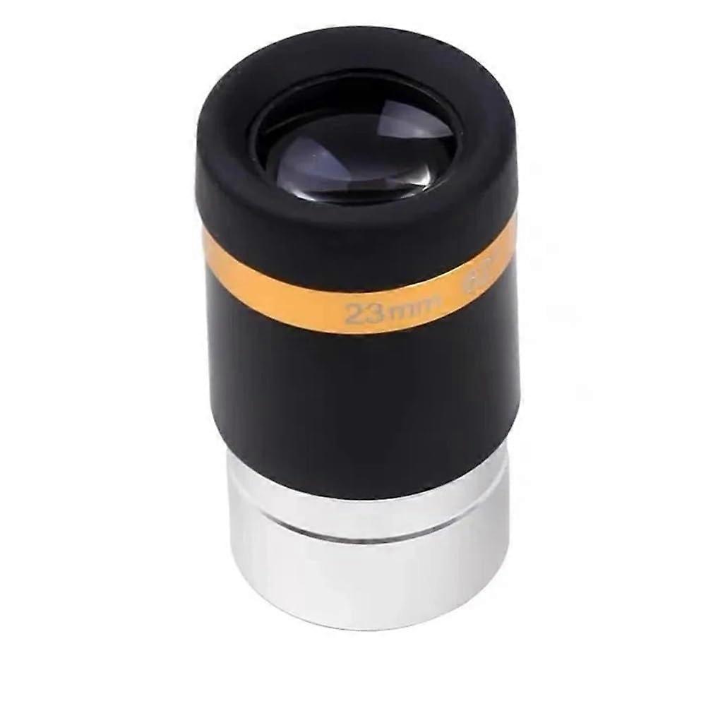 Telescope Eyepiece Accessories 4mm/10mm/23mm 62 Degree 1.25 Inch Spherical WideAngle(23mm)