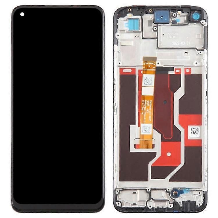 Compatible For Realme 9i 4G OEM Grade S LCD Screen and Digitizer Assembly + Frame Phone Part (without Logo)