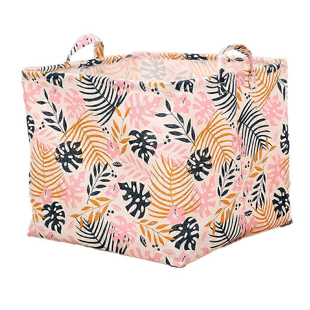 Cotton and linen storage basket snacks sundries clothes sorting box