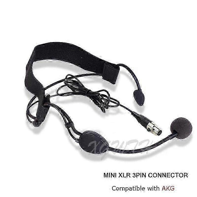 Mikrofon zestawu słuchawkowego Me3 Headworn Hiperkardioidalny mikrofon pojemnościowy do bezprzewodowego Bodypac Akg Senheiser