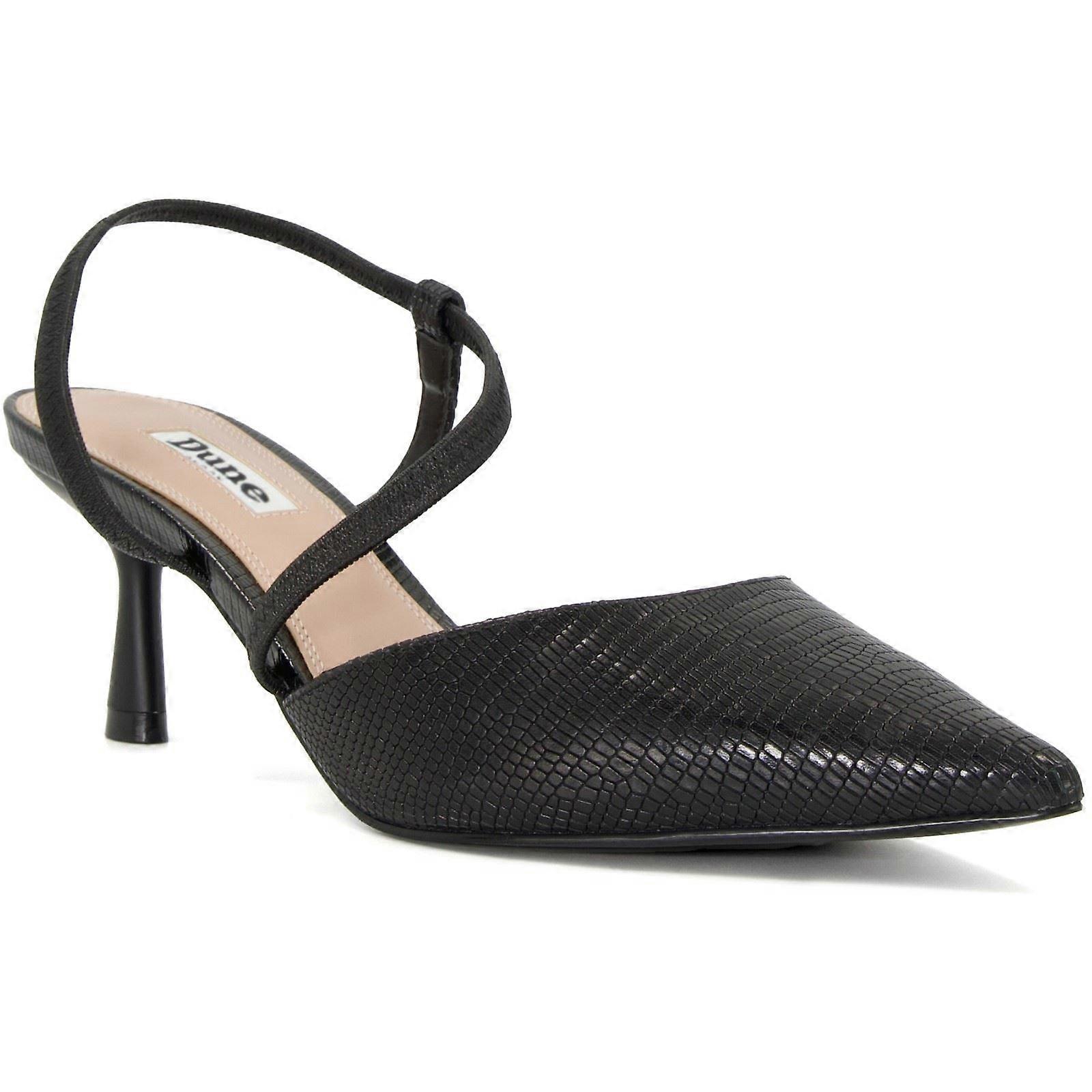 Dune Citrus Black Synthetic Female Ladies Heels-8
