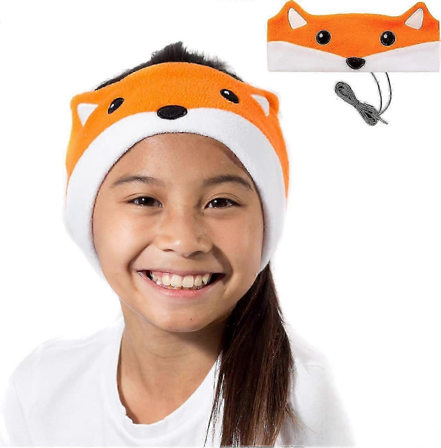 TWYGV Over The Ear Headband Headphones - Kids Headphones Volume Limited with Thin Speakers & Super Soft Fleece Headband - Whatif Monster - MXBC