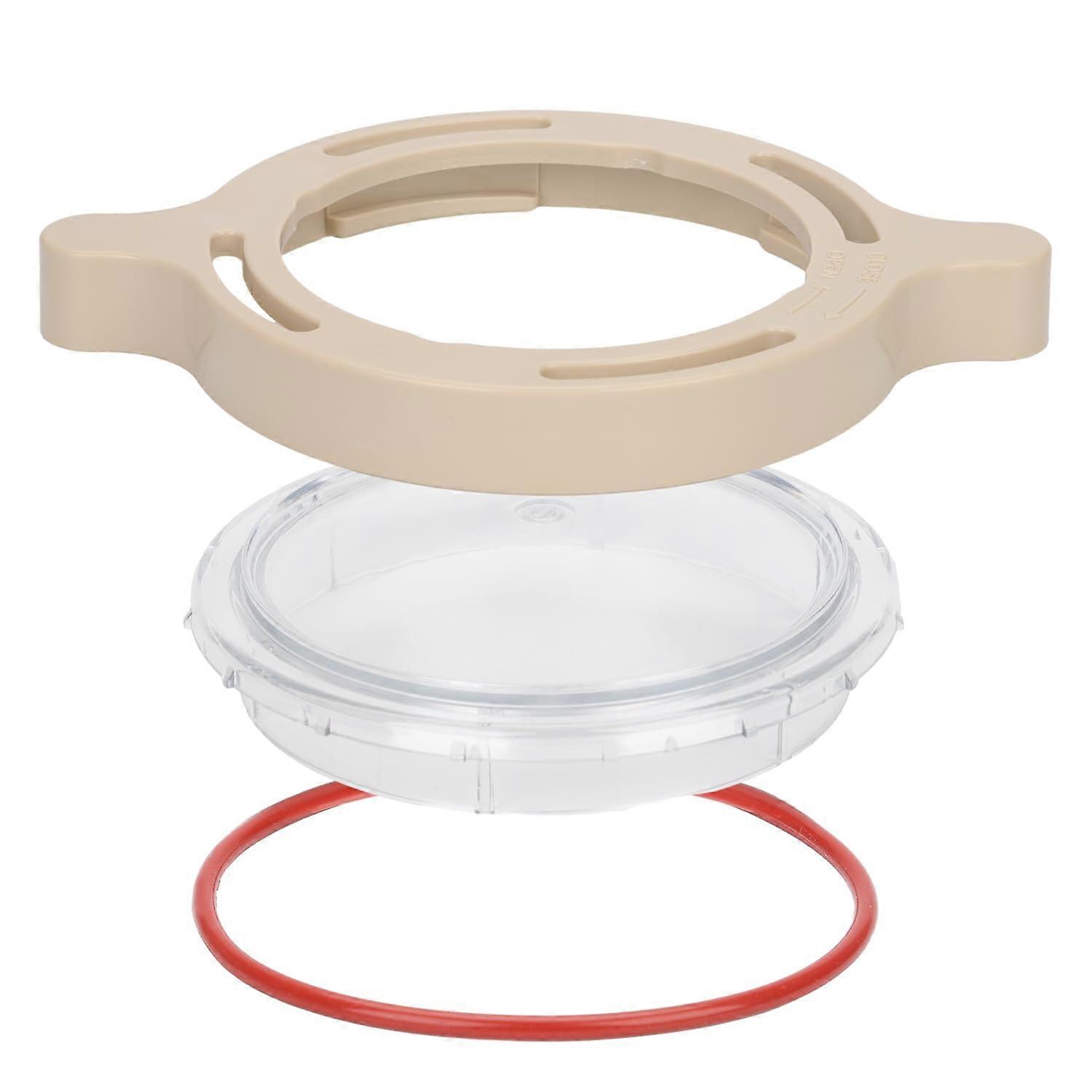 350090 Pool Pump Lid Replacement, Cam and Ramp Clamp Locking Ring Clamp Replacement Kit Pool Pump Cover Kit for Superflo Inground Pool Spa Pumps