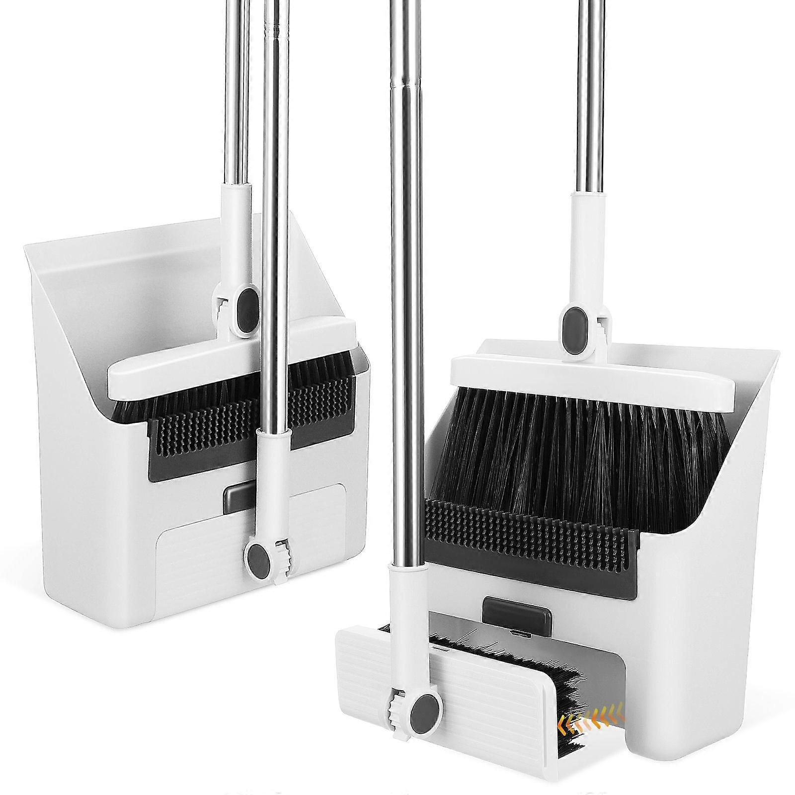1 Set Broom And Dustpan Broom With Dustpan Set 3 In 1 Foldable Broom Set For Cleaning Home Outdoor