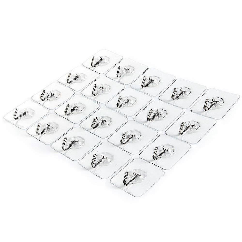 Duty Sticky Hooks ,removable Less Hooks(20pcs)