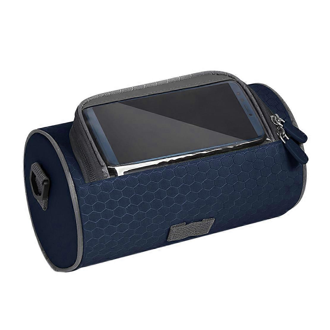 Bike Front Frame Bag with 6Inch Transparent Pouch for Road Bike B