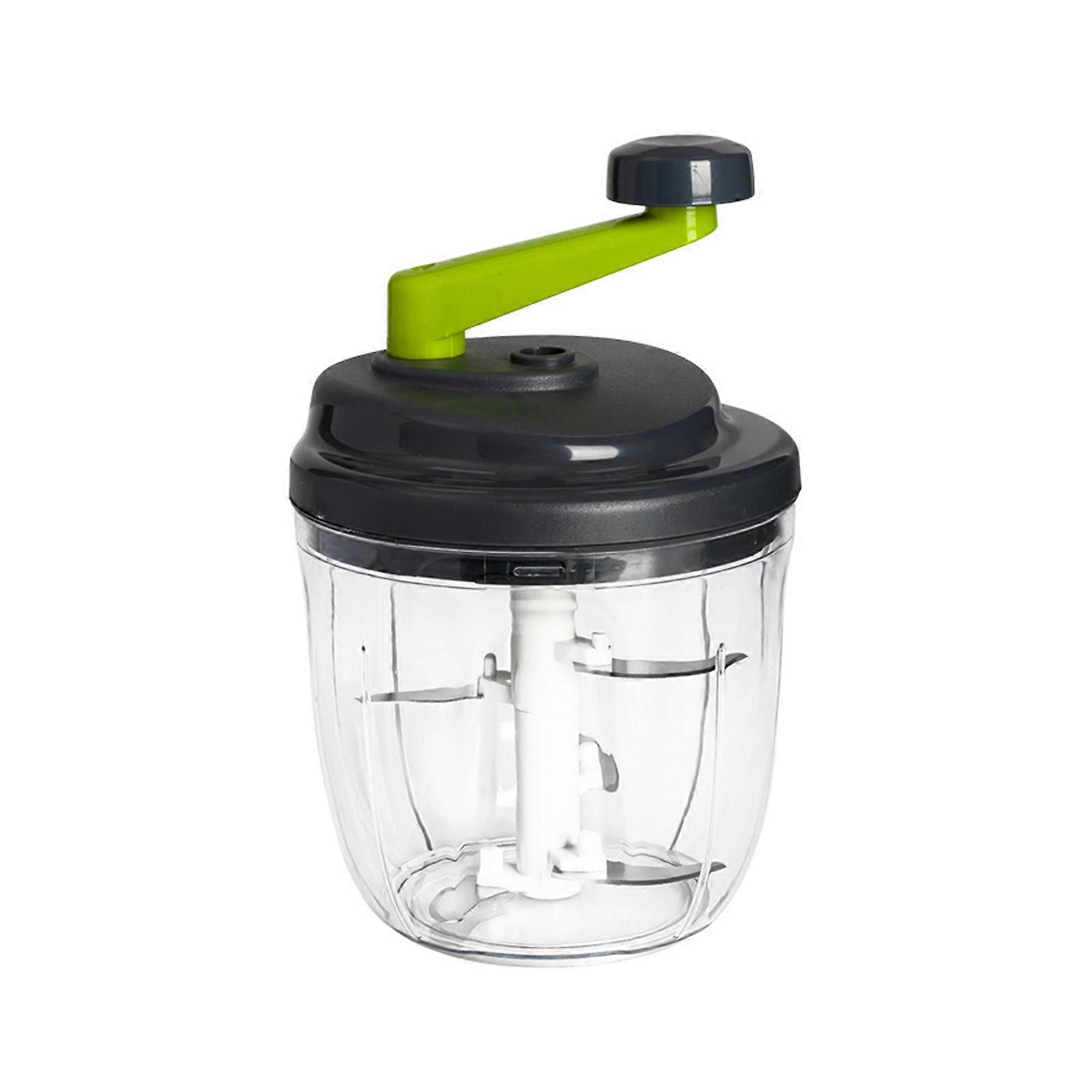 Efficient Manual Vegetable Chopper Large Capacity Hand Crank Meat Mincer Ergonomic Kitchen Tool For Slicing Grinding