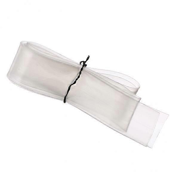 3 casquillo de cable retráctil transparente de 20 mm x 1 m