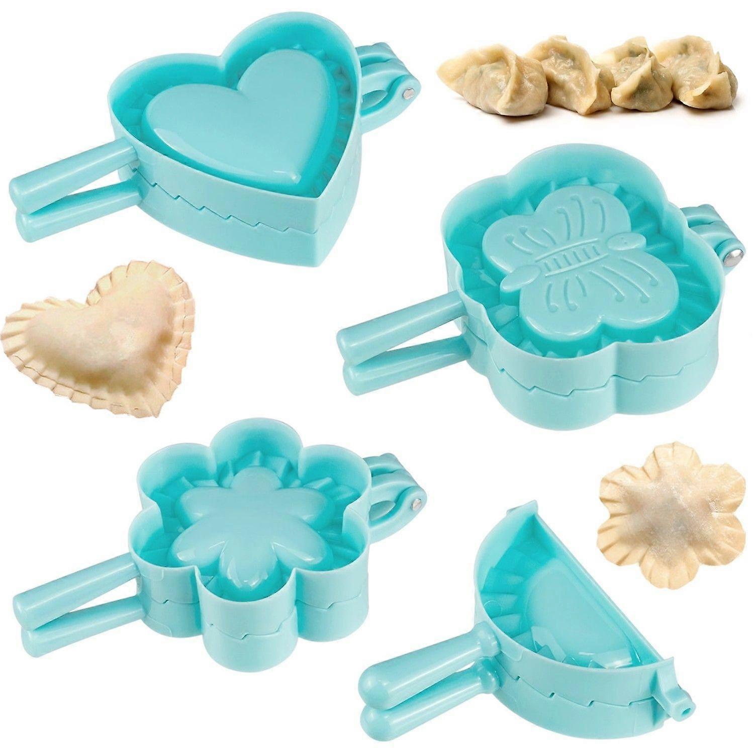 NICECEE 4 Pack Dumpling Mold Set Kitchen Tool Accessories