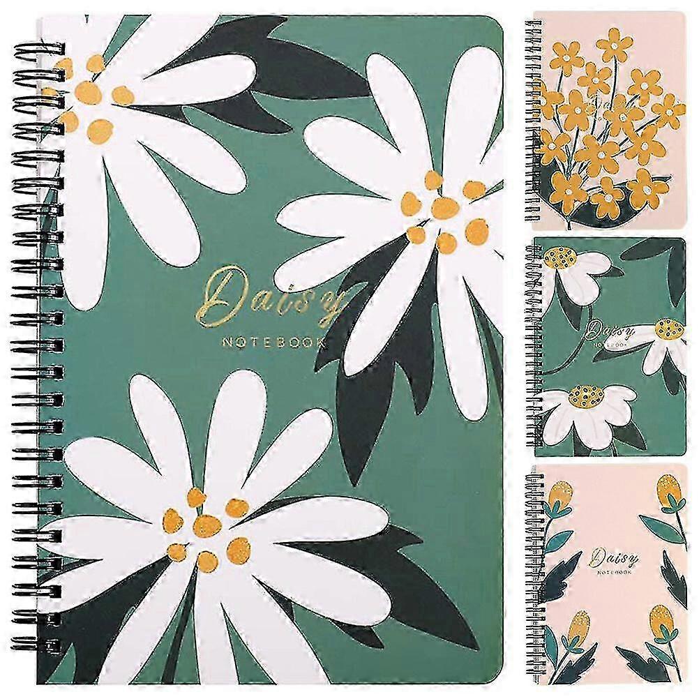 4 Delicate Spiral Notebooks Paper Notebooks Writing Notebooks Books Of