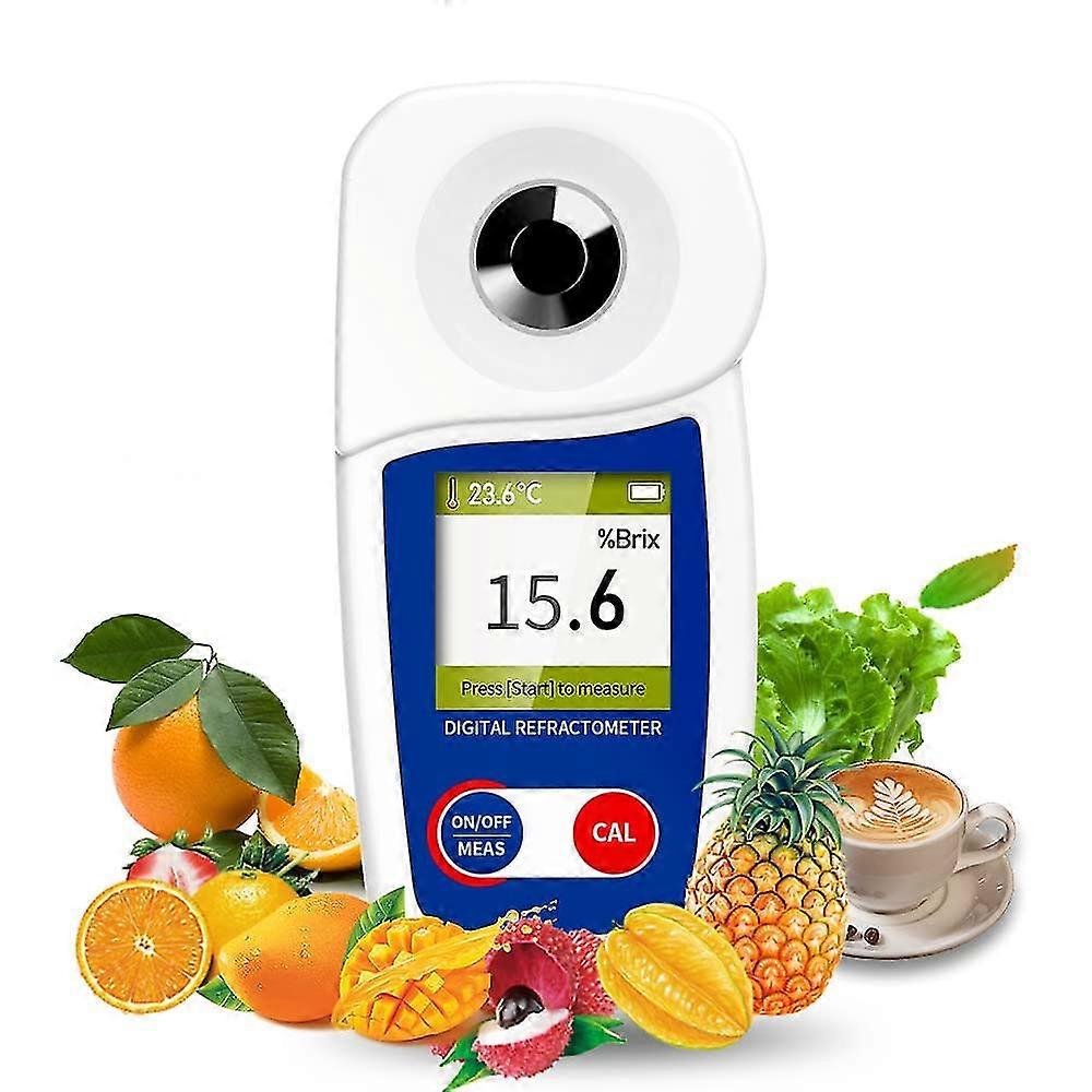 Digital free delivery Brix Refractometer  brix Meter Refractometer Automatic Temperature Compensation Brix Refract