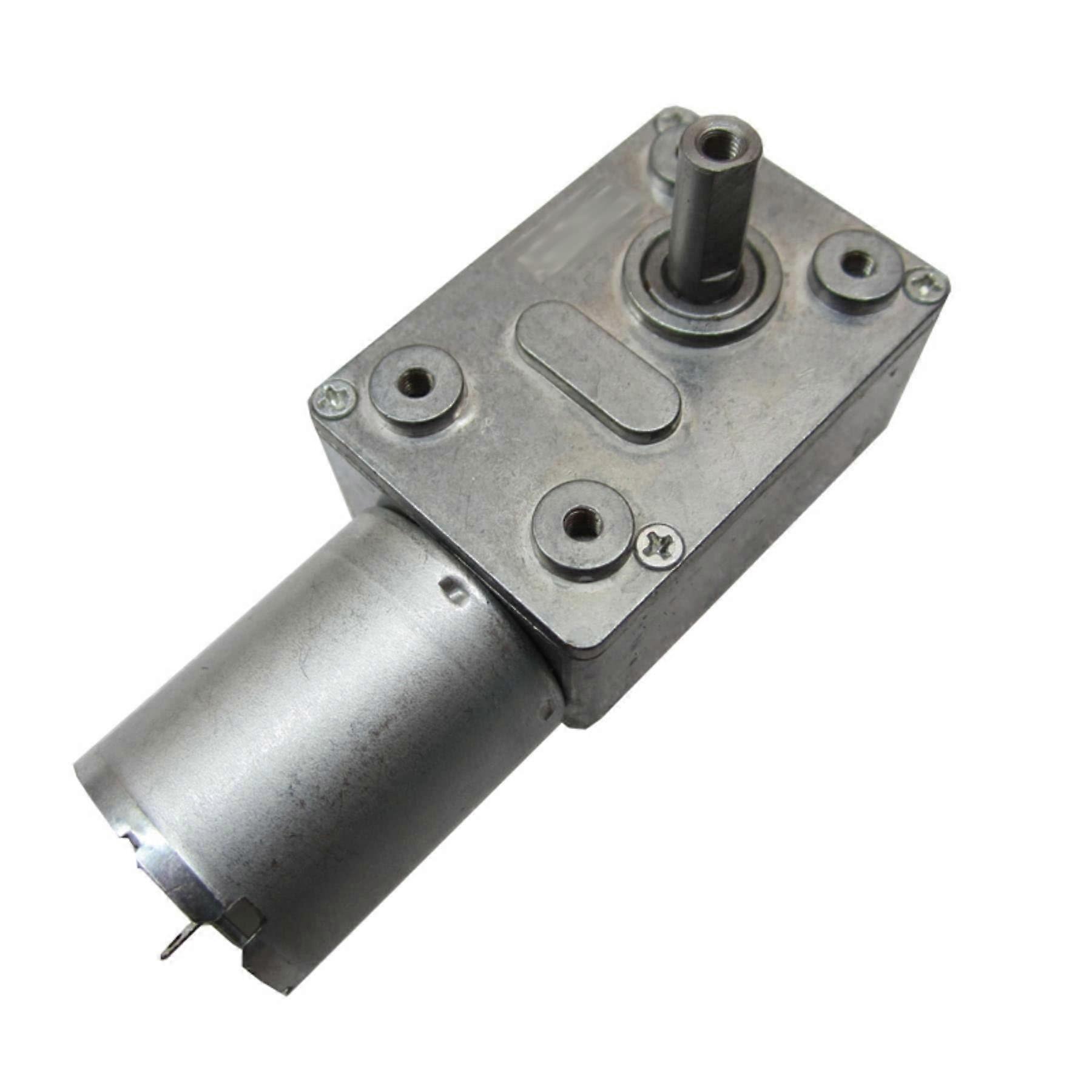Turbine Speed Electric Dc Geared Motor JGY370 Rotating Wheelchair 6v Dc Motor Controller (Color : 6V, Size : 60rpm)