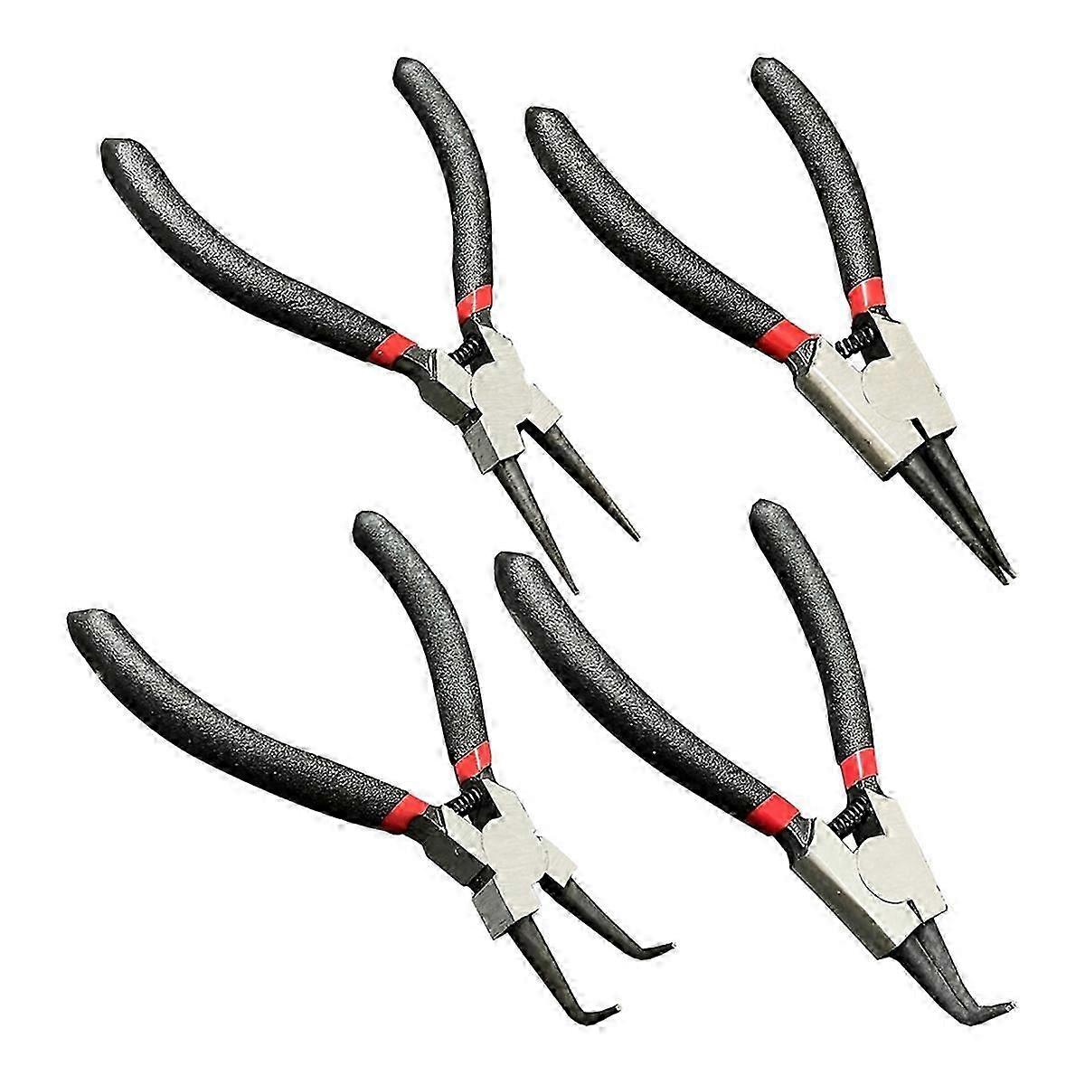 Small Snap Ring Pliers Set Mini Internal & External Circlip Plier